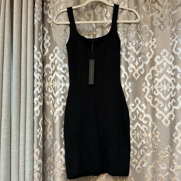 House of Harlow Black Bodycon Mini Dress Size XS - Picture 3 of 6